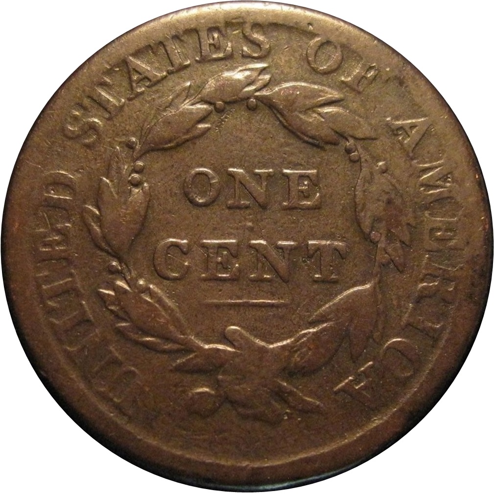 1813-Classic-Head-Large-Cent---Sheldon-292---R2---Distant-Star-Variety